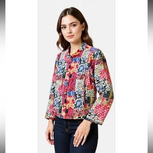 Vintage Boho Patchwork reversible Women's Jacket